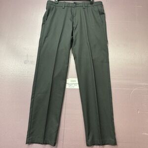 Haggar H26 Dress Pants Mens 33x30 Charcoal Gray Excellent Performance Stretch